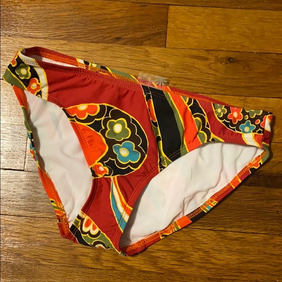 LAST ONE!  Athleta Paisley Swim Bottoms, SZ S. - Picture 2 of 4